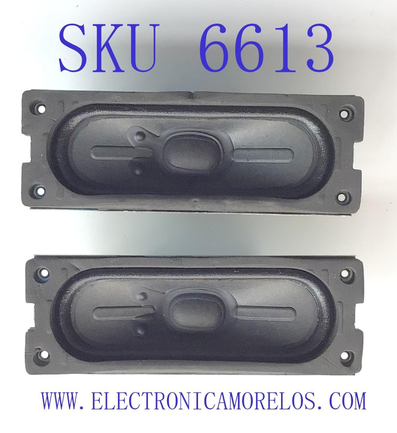 KIT DE BOCINAS PARA TV VIZIO / NUMERO DE PARTE 02340080.0011 / 12W 6Ω / 81765 / MODELO D43F-F2 LWZJVNN	